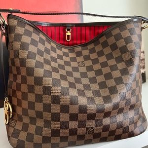 LOUIS VUITTON Delightful PM Damier Ebene EUC plus Samorga Organizer and Dustbag
